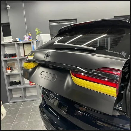 [동탄 랩핑] ●BMW X7 사틴블랙 전체랩핑 + 크롬죽이기 + 루프렉랩핑+하이그로시PPF● / 동탄 영천동