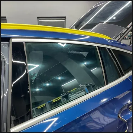 [동탄 랩핑] ●BMW X6 글로스다크블루메탈릭 전체랩핑 + 블락포디 스카이블루 틴팅재시공● / 동탄 영천동