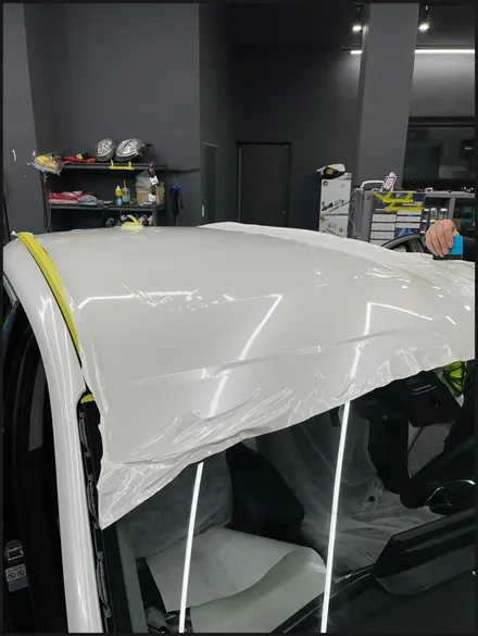 [동탄 랩핑] ● BMW X2 유광화이트펄 전체랩핑 + 블락포디 디토선팅 + 윈도우테두리크롬죽이기 + 필러PPF ● / 동탄 영천동