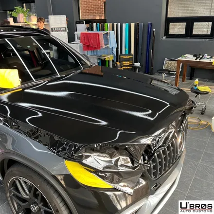 [동탄 랩핑] ● 벤츠 GLC63amg 유광 블랙 펄 전체랩핑 ● / 동탄 영천동