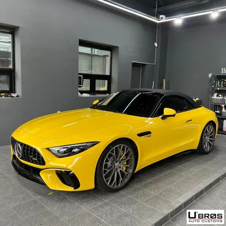 [동탄 PPF] 벤츠 SL63amg 프론트가드PPF + 크롬죽이기 작업후기 / 동탄 영천동