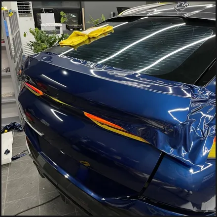 [동탄 랩핑] ●BMW X6 글로스다크블루메탈릭 전체랩핑 + 블락포디 스카이블루 틴팅재시공● / 동탄 영천동