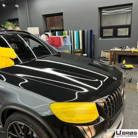 [동탄 랩핑] ● 벤츠 GLC63amg 유광 블랙 펄 전체랩핑 ● / 동탄 영천동