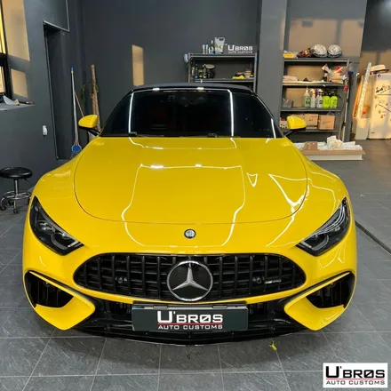 [동탄 PPF] 벤츠 SL63amg 프론트가드PPF + 크롬죽이기 작업후기 / 동탄 영천동