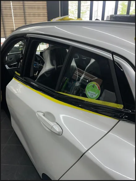 [동탄 랩핑] ● BMW X2 유광화이트펄 전체랩핑 + 블락포디 디토선팅 + 윈도우테두리크롬죽이기 + 필러PPF ● / 동탄 영천동