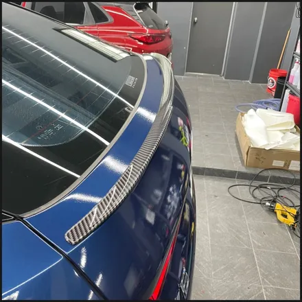 [동탄 랩핑] ●BMW X6 글로스다크블루메탈릭 전체랩핑 + 블락포디 스카이블루 틴팅재시공● / 동탄 영천동