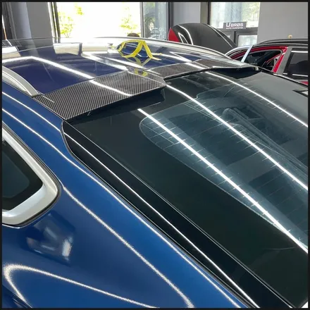 [동탄 랩핑] ●BMW X6 글로스다크블루메탈릭 전체랩핑 + 블락포디 스카이블루 틴팅재시공● / 동탄 영천동