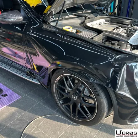 [동탄 랩핑] ● 벤츠 GLC63amg 유광 블랙 펄 전체랩핑 ● / 동탄 영천동