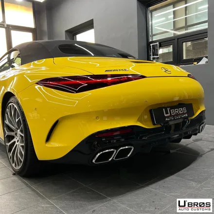 [동탄 PPF] 벤츠 SL63amg 프론트가드PPF + 크롬죽이기 작업후기 / 동탄 영천동