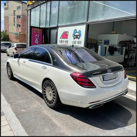 [동탄 랩핑] ●벤츠 S클래스 투톤전체랩핑● / 동탄 영천동