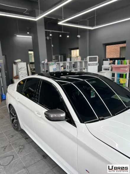 [동탄 랩핑] ● BMW 5시리즈 루프스킨 + 크롬죽이기 + 생활보호PPF ● / 동탄 영천동