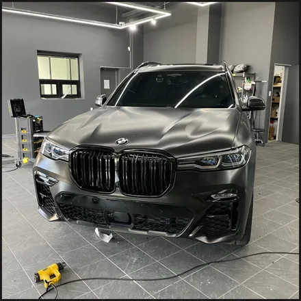 [동탄 랩핑] ●BMW X7 사틴블랙 전체랩핑 + 크롬죽이기 + 루프렉랩핑+하이그로시PPF● / 동탄 영천동