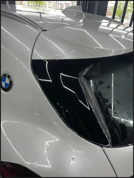[동탄 랩핑] ● BMW X2 유광화이트펄 전체랩핑 + 블락포디 디토선팅 + 윈도우테두리크롬죽이기 + 필러PPF ● / 동탄 영천동
