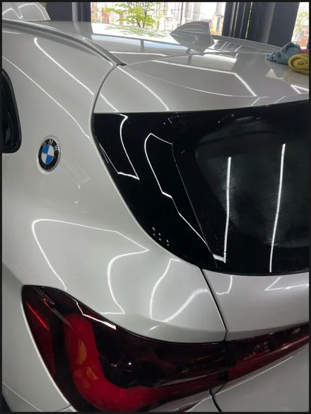[동탄 랩핑] ● BMW X2 유광화이트펄 전체랩핑 + 블락포디 디토선팅 + 윈도우테두리크롬죽이기 + 필러PPF ● / 동탄 영천동