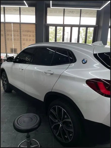[동탄 랩핑] ● BMW X2 유광화이트펄 전체랩핑 + 블락포디 디토선팅 + 윈도우테두리크롬죽이기 + 필러PPF ● / 동탄 영천동