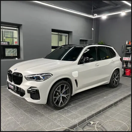 [동탄 랩핑] ●BMW X5e 사틴그레이 전체랩핑 + 크롬딜리트● / 동탄 영천동