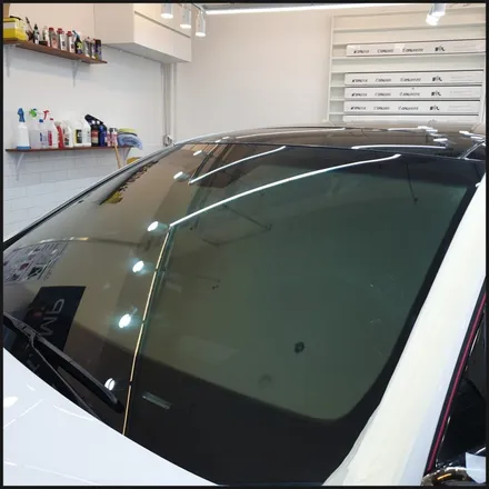 [찰스오토] <제네시스 G70> 하버캠프 SL-Chrome Bond 틴팅 + Gtechniq EXO V4 유리막코팅 + 생활보호PPF + QXD3000 +  아이나비 커넥티드 / 동탄 영천동