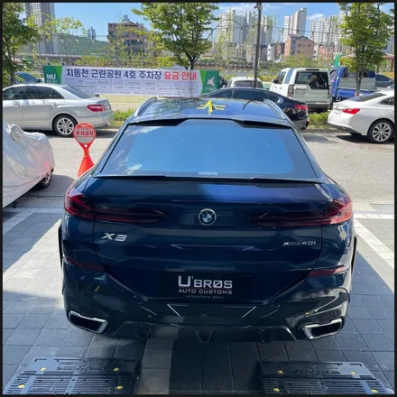 [동탄 랩핑] ●BMW X6 글로스다크블루메탈릭 전체랩핑 + 블락포디 스카이블루 틴팅재시공● / 동탄 영천동