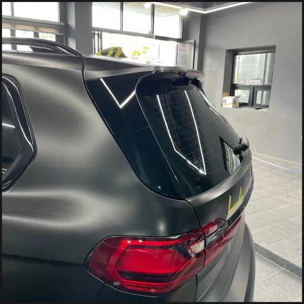 [동탄 랩핑] ●BMW X7 사틴블랙 전체랩핑 + 크롬죽이기 + 루프렉랩핑+하이그로시PPF● / 동탄 영천동