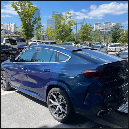 [동탄 랩핑] ●BMW X6 글로스다크블루메탈릭 전체랩핑 + 블락포디 스카이블루 틴팅재시공● / 동탄 영천동