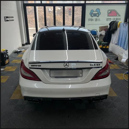 [동탄 랩핑] ●벤츠 CLS63amg 사틴다크그레이 전체랩핑● / 동탄 영천동