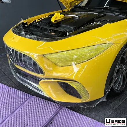 [동탄 PPF] 벤츠 SL63amg 프론트가드PPF + 크롬죽이기 작업후기 / 동탄 영천동