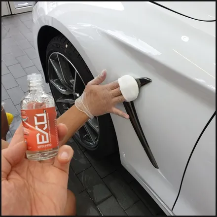 [찰스오토] <제네시스 G70> 하버캠프 SL-Chrome Bond 틴팅 + Gtechniq EXO V4 유리막코팅 + 생활보호PPF + QXD3000 +  아이나비 커넥티드 / 동탄 영천동