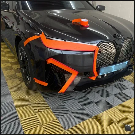[동탄 랩핑] ●BMW IX 에이버리 사틴블랙락그레이메탈릭 전체랩핑● / 동탄 영천동