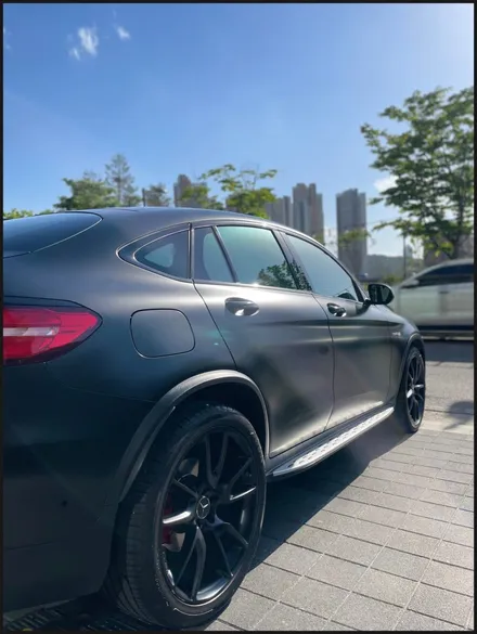 [동탄랩핑] ●벤츠 GLC 63amg쿠페 사틴블랙 전체랩핑● / 동탄 영천동
