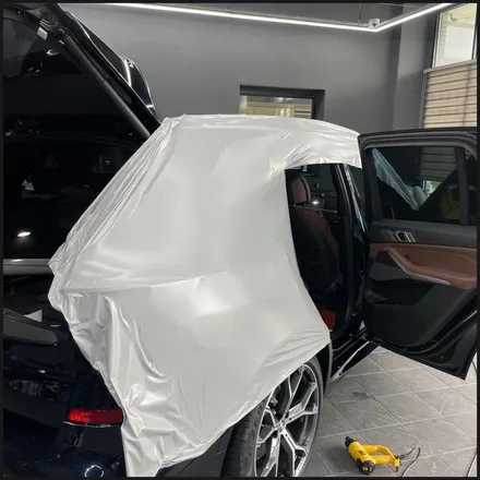 [동탄 랩핑] ●BMW X5e 사틴그레이 전체랩핑 + 크롬딜리트● / 동탄 영천동