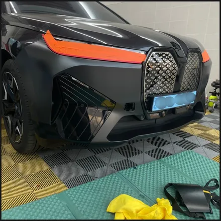 [동탄 랩핑] ●BMW IX 에이버리 사틴블랙락그레이메탈릭 전체랩핑● / 동탄 영천동
