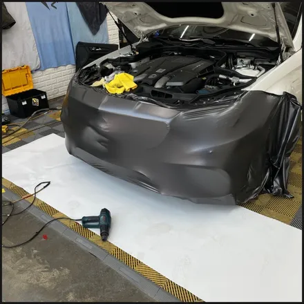 [동탄 랩핑] ●벤츠 CLS63amg 사틴다크그레이 전체랩핑● / 동탄 영천동