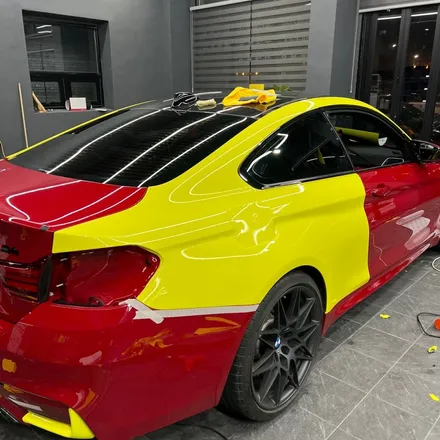 [동탄 랩핑] ●BMW M4 루시드 옐로우 전체랩핑 + 루프PPF● / 동탄 영천동