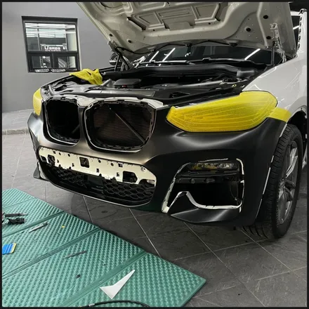 [동탄 랩핑] ●BMW X4 사틴블랙 전체랩핑● / 동탄 영천동