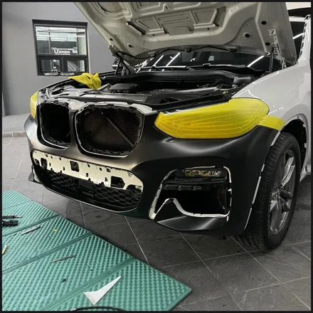 [동탄 랩핑] ●BMW X4 사틴블랙 전체랩핑● / 동탄 영천동