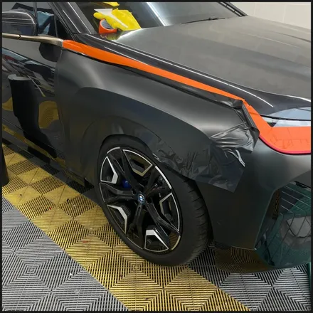 [동탄 랩핑] ●BMW IX 에이버리 사틴블랙락그레이메탈릭 전체랩핑● / 동탄 영천동