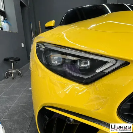 [동탄 PPF] 벤츠 SL63amg 프론트가드PPF + 크롬죽이기 작업후기 / 동탄 영천동