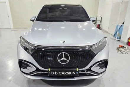 벤츠 EQS 580 2024 신차 에이버리 락그레이로 전체랩핑! / 인천 부평구 부개동