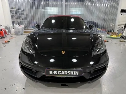 부천랩핑 포르쉐 박스터 718 GTS 4.0 전체랩핑｜화이트 →글로스 블랙, 디테일로 보여드립니다 / 인천 부평구 부개동