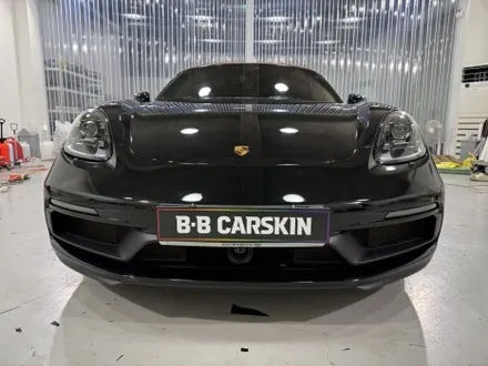 부천랩핑 포르쉐 박스터 718 GTS 4.0 전체랩핑｜화이트 →글로스 블랙, 디테일로 보여드립니다 / 인천 부평구 부개동