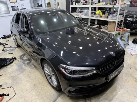 부천 BMW G30 5시리즈 전체랩핑 재시공 | 사틴화이트 완성 (인천랩핑) / 인천 부평구 부개동