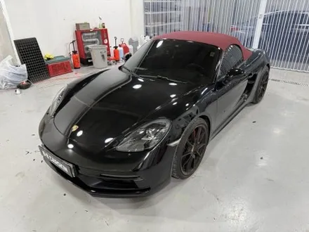부천랩핑 포르쉐 박스터 718 GTS 4.0 전체랩핑｜화이트 →글로스 블랙, 디테일로 보여드립니다 / 인천 부평구 부개동