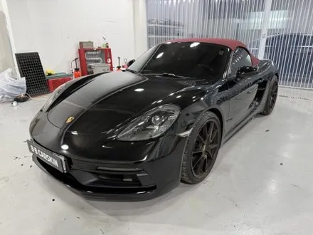 부천랩핑 포르쉐 박스터 718 GTS 4.0 전체랩핑｜화이트 →글로스 블랙, 디테일로 보여드립니다 / 인천 부평구 부개동
