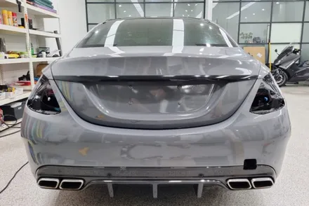 인천 구산동 2017 벤츠 c63amg 락그레이 전체랩핑 작업 ! / 인천, 부평