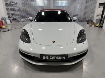 부천랩핑 포르쉐 박스터 718 GTS 4.0 전체랩핑｜화이트 →글로스 블랙, 디테일로 보여드립니다 / 인천 부평구 부개동