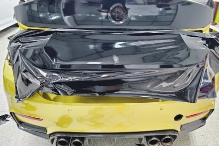 bmw M4 글로우블랙 비비카스킨에서 전체랩핑! / 인천, 부평