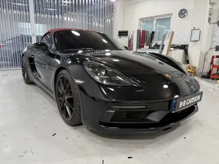 부천랩핑 포르쉐 박스터 718 GTS 4.0 전체랩핑｜화이트 →글로스 블랙, 디테일로 보여드립니다 / 인천 부평구 부개동