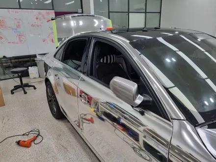 아우디 a4 실버크롬 전체랩핑 시공 ! / 인천, 부평