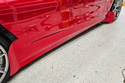 BMW 340i 캔디레드랩핑 완벽한 비비카스킨 / 인천, 부평