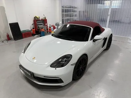 부천랩핑 포르쉐 박스터 718 GTS 4.0 전체랩핑｜화이트 →글로스 블랙, 디테일로 보여드립니다 / 인천 부평구 부개동